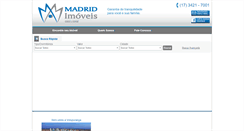 Desktop Screenshot of madridimoveis.com.br